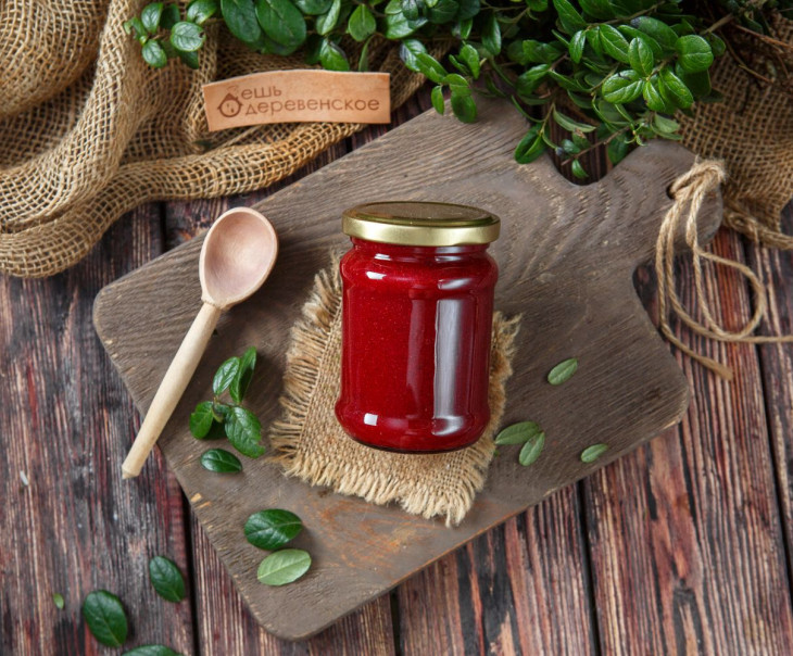 5570 Клюква, перетертая с медом Вкусляндия 