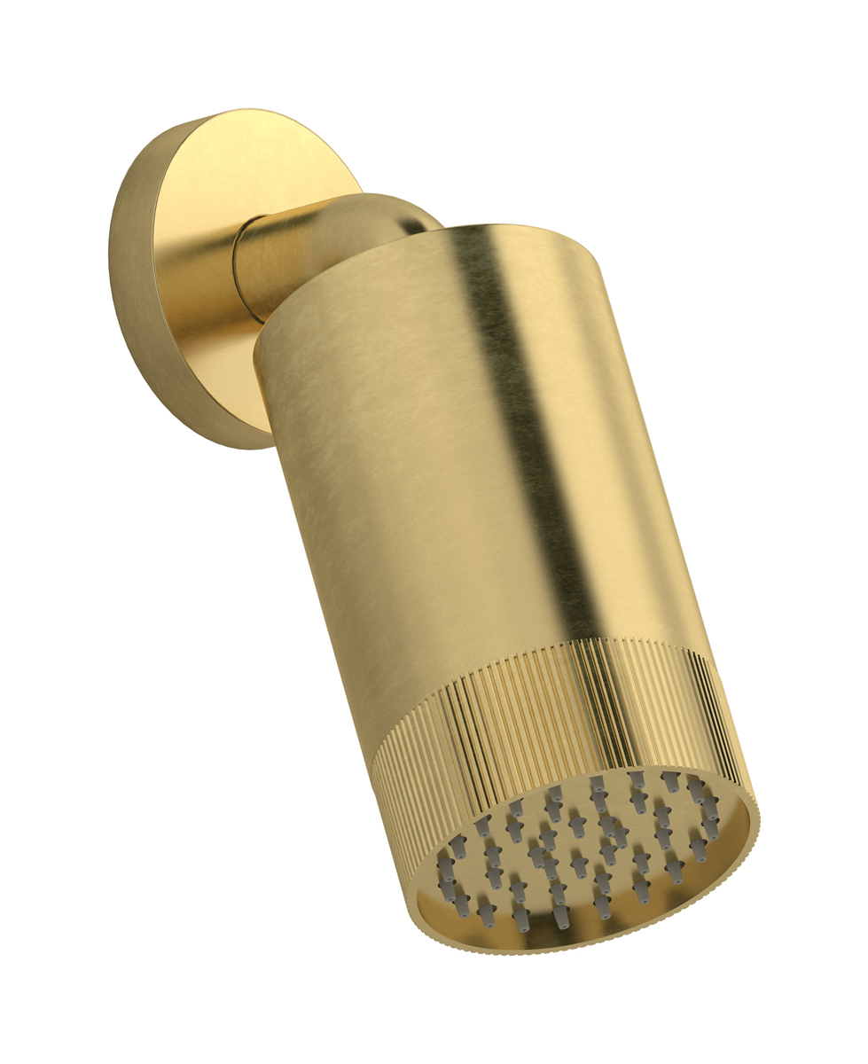 Верхний душ с Кронштейн для душа WE ARE IB rr085cf_1 Natural Brass Spot