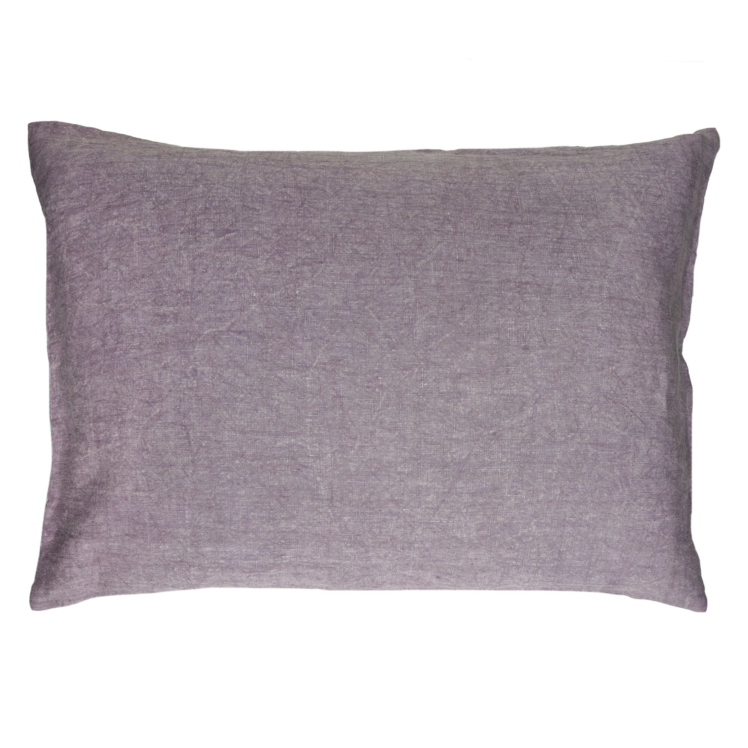 Прямоугольная однотонная льняная подушка POMAX BASICS ARCH-00153227 - Вид №47