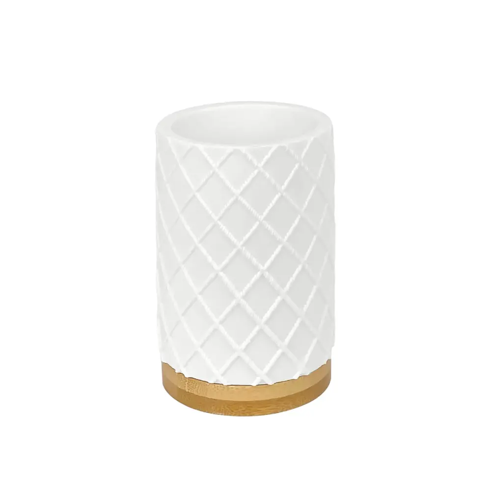 Стакан для зубных щеток LEMER Lille в стиле белое дерево 89384412 STLM-1448176