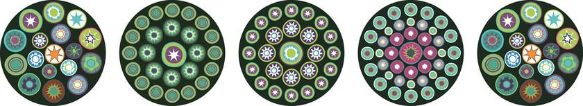 CONCEPTUWALL Клейкое оформление на флизелиновой бумаге Millefiori sun-id-1349943 - Вид №2