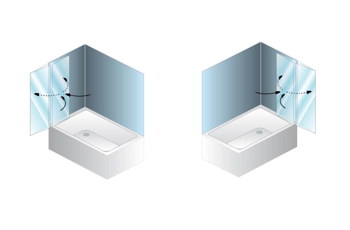 00910 Душевое ограждения на борт вынны Kolpa-San Словения  - Вид №1