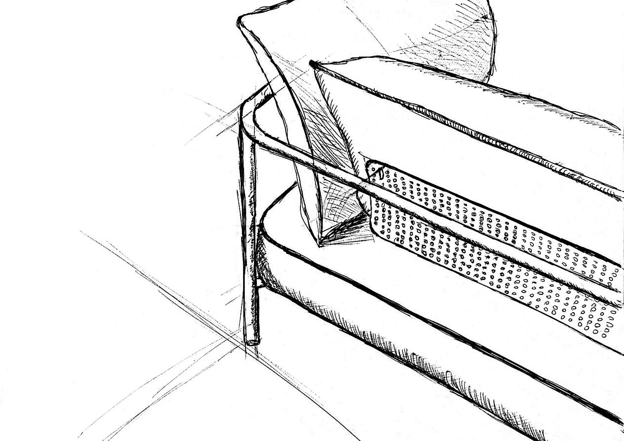 Стальной и тканый угловой садовый стул S-CAB лоскут ARCH-00022261 - Вид №35