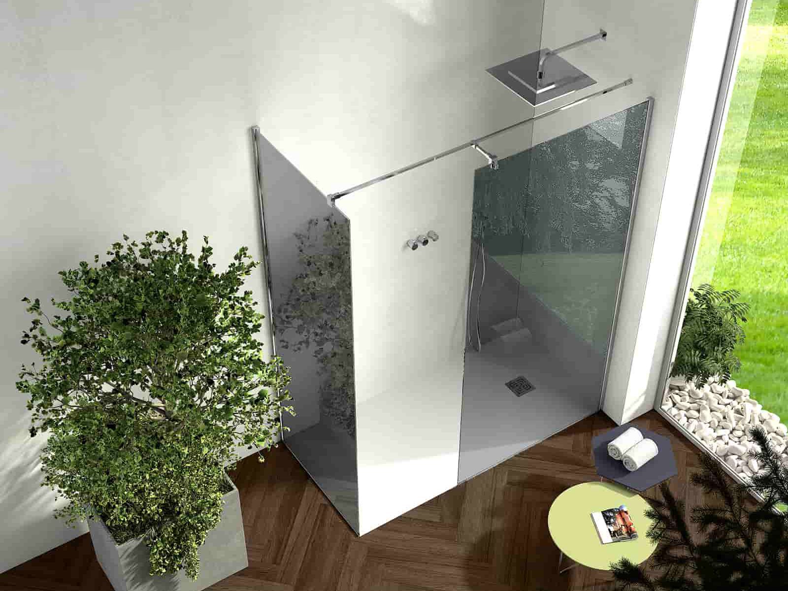 Угловой душ из алюминия и стекла CSA Box Doccia GEMMA ARCH-00146859