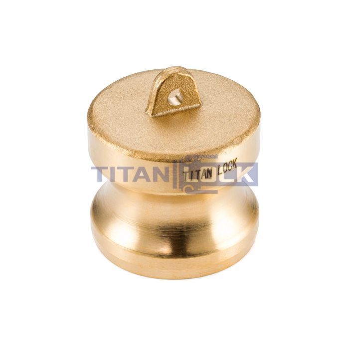 Камлок латунный тип DР, заглушка для розетки 2 1/2", TL250DPBR TITAN LOCK  - Вид №2