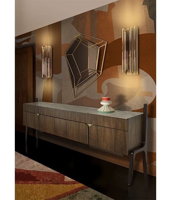 Настенное зеркало Essential Home DIAMOND SMALL ARCH-00062818 - Вид №1