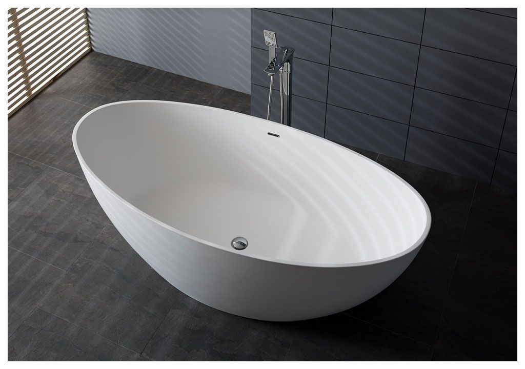 Ванна из искусственного камня Aquanet Inspire TC-S52 180x90, глянцевая TCS52 - Вид №3