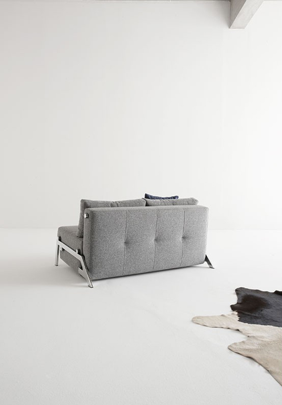 Диван Cubed 140 с подушками и хромированными ножками, гранит Innovation Living CUBEDS3 - Вид №4