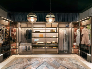 Алюминиевая секционная гардеробная