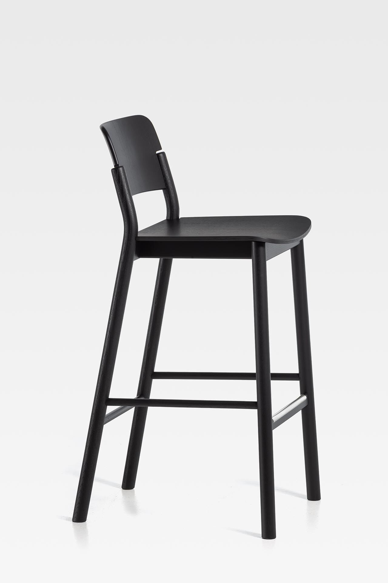 Высокий стул из ясеня с подставкой для ног SIPA ARCH-00124886 - Вид №9