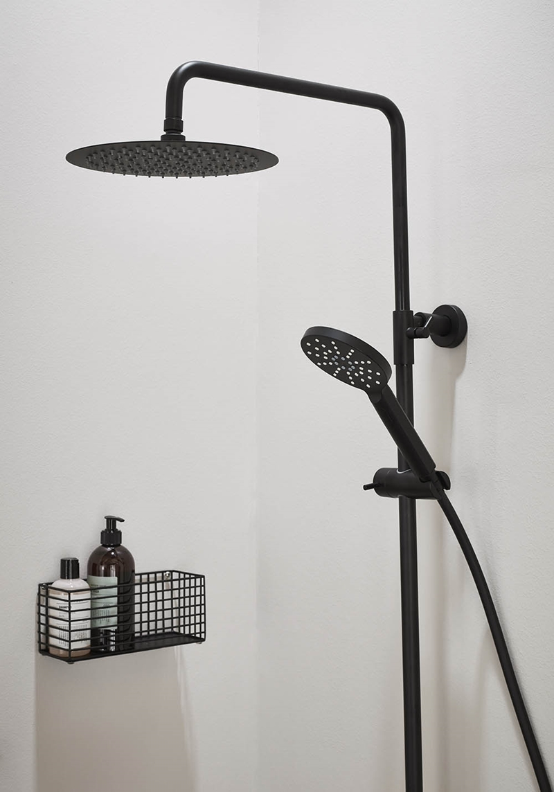 310104 На Крыше Душ Studio Черный M 250Mm Душевая Головка Noro  Черный  - Вид №3