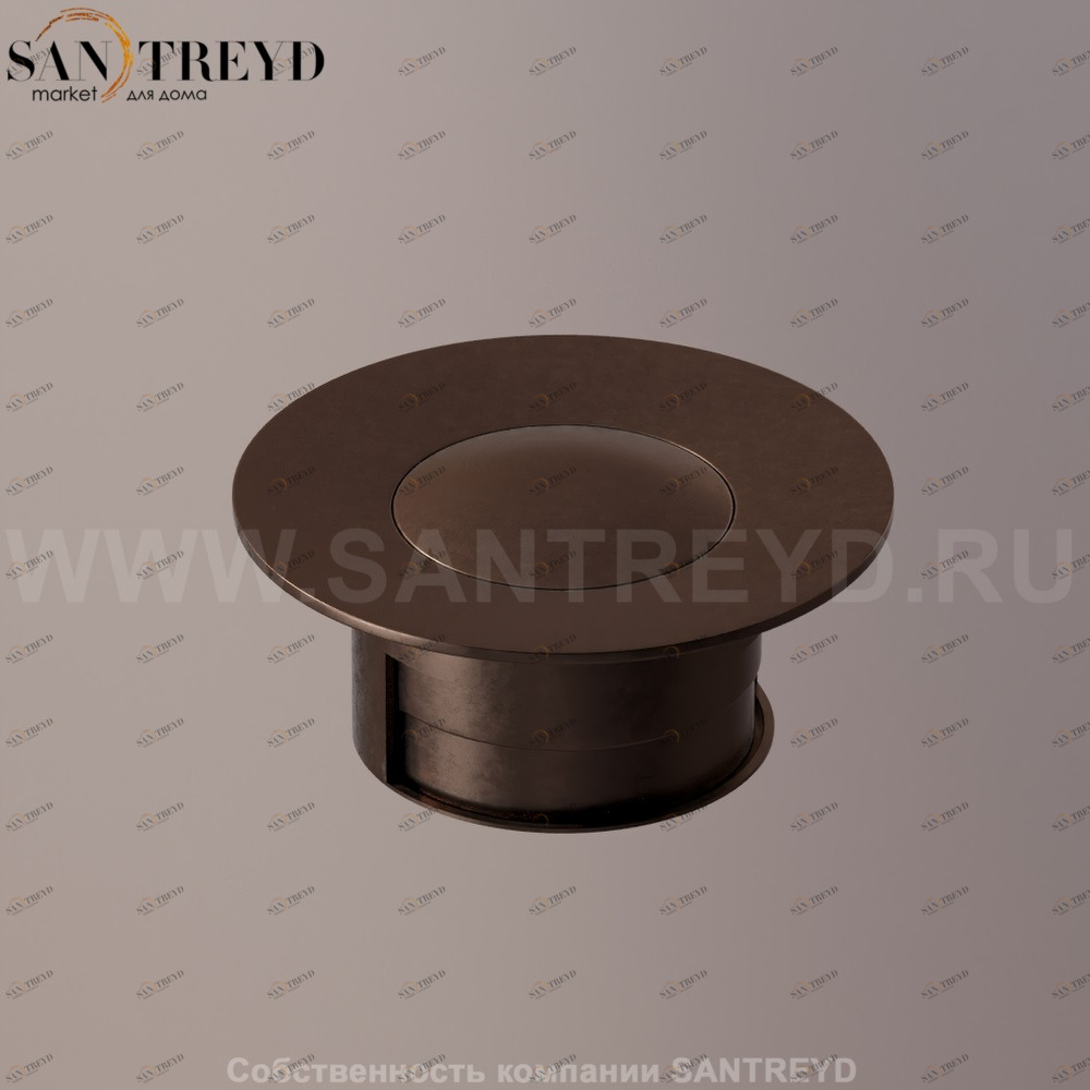 Agape  Нажимной донный клапан темно-бронзовый для ванн MET0434BR Ricambi