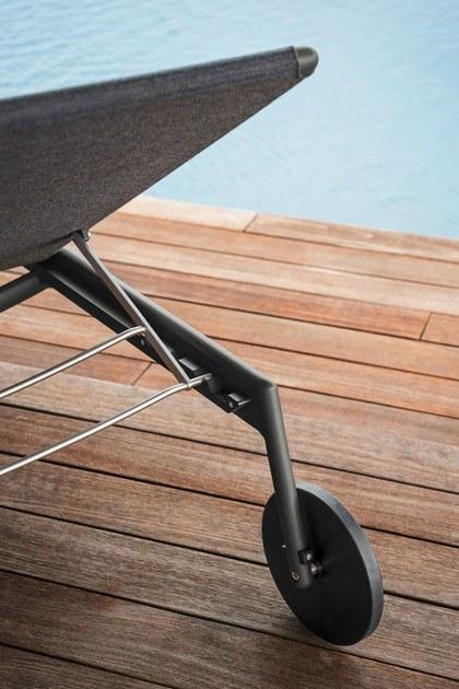 RODA Шезлонг для сада из алюминия и технической ткани Piper sun-id-1454030 - Вид №3