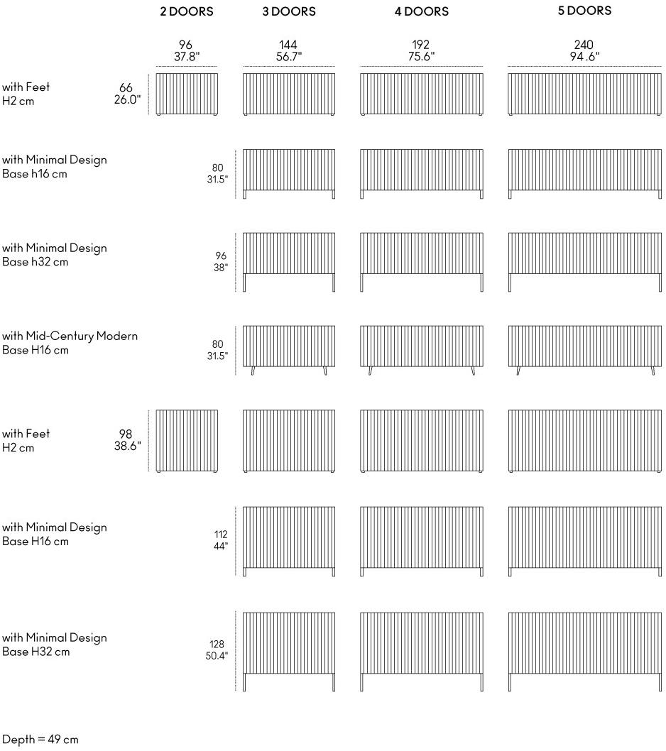 Casamania & Horm Комод деревянный с распашными дверцами sun-id-1453543 - Вид №30
