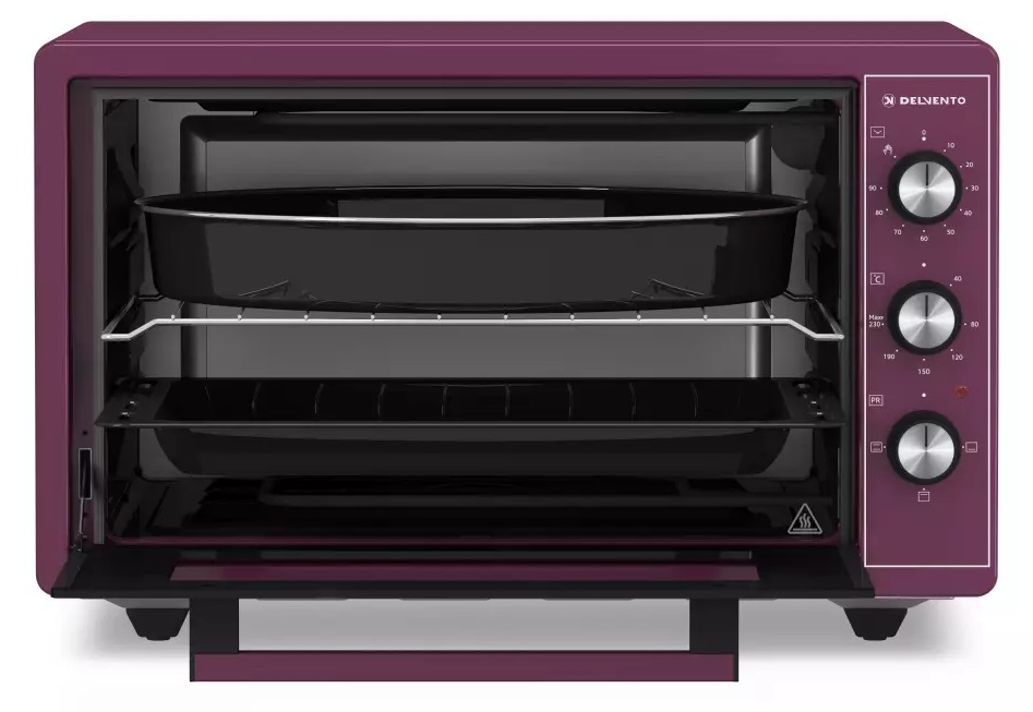 9057880 Мини-печь Delvento D4406 фиолетовый STDN-0002717 - Вид №2