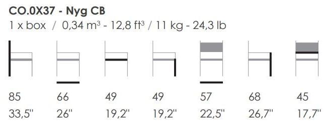 Fenabel Стул с обивкой и подлокотниками Nyg Co.0x37 - Вид №1