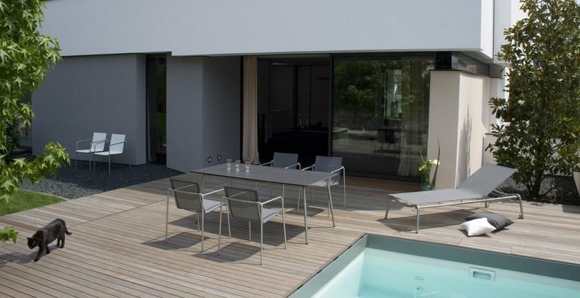 FISCHER MÖBEL Штабелируемый садовый стул из нержавеющей стали Taku sun-id-1450494 - Вид №1