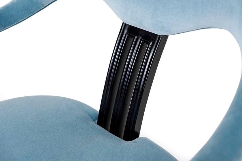 Mytto Бархатный стул с открытой спинкой Larforma sun-id-1358677 - Вид №4