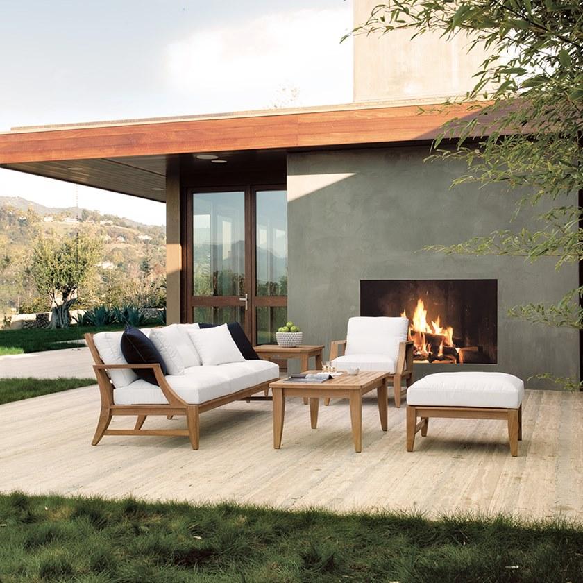 JANUS et Cie Прямоугольный журнальный столик из тика Relais sun-id-1428893 - Вид №3