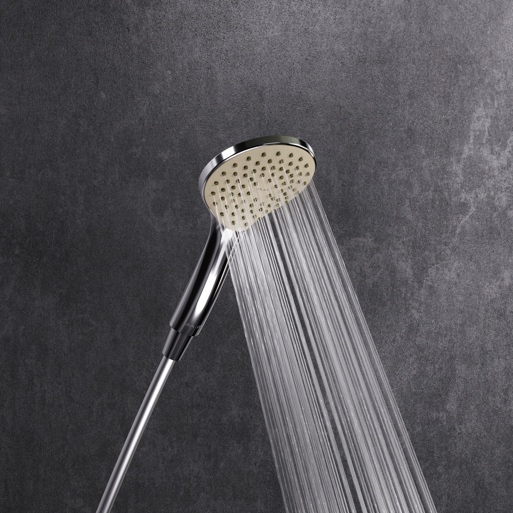 F0790000 душ.система набор: верхн.душ d 220 мм ручн.душ 1 ф-ция d 110 мм переключатель хром AM.PM Gem - Вид №4