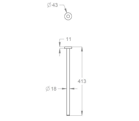 Держатель для полотенец из нержавеющей стали Fir Italia аксессуары для ванной комнаты сталь ARCH-00013647