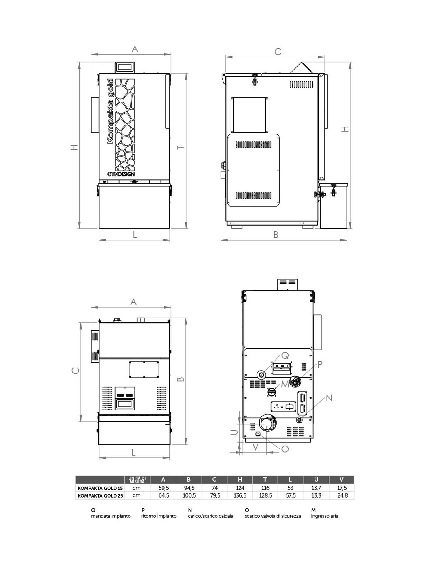 Пеллетный котел CTM KOMPAKTA GOLD ARCH-00123317 - Вид №3