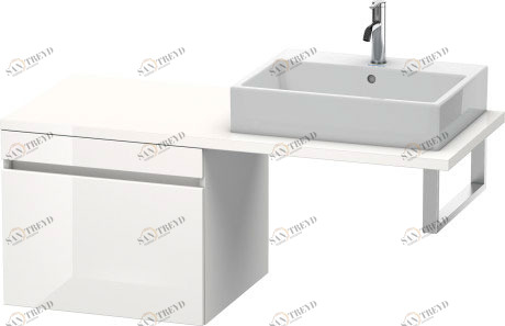 DS533302222 DuraStyle Шкафчик для консоли Белый глянцевый декор Duravit