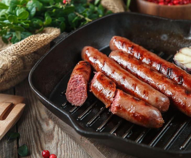 5058 Купаты для жарки из мяса лося Вкусляндия  - Вид №1