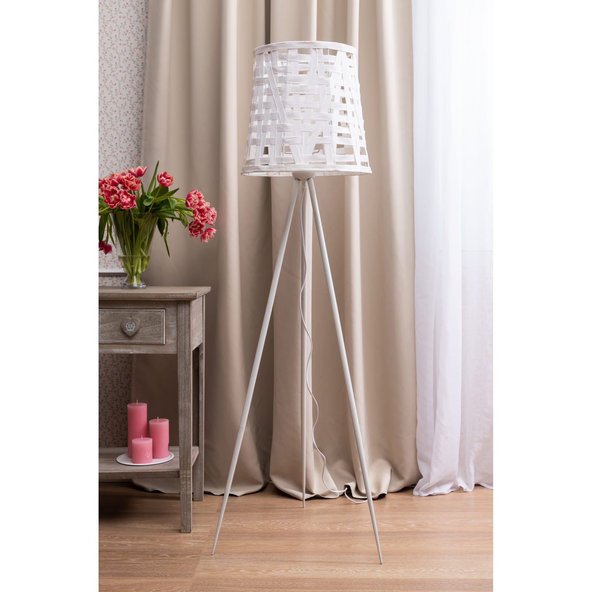 82018420 Свеча-столбик «Рустик» 7х13 см, цвет розовый Santreyd  - Вид №3