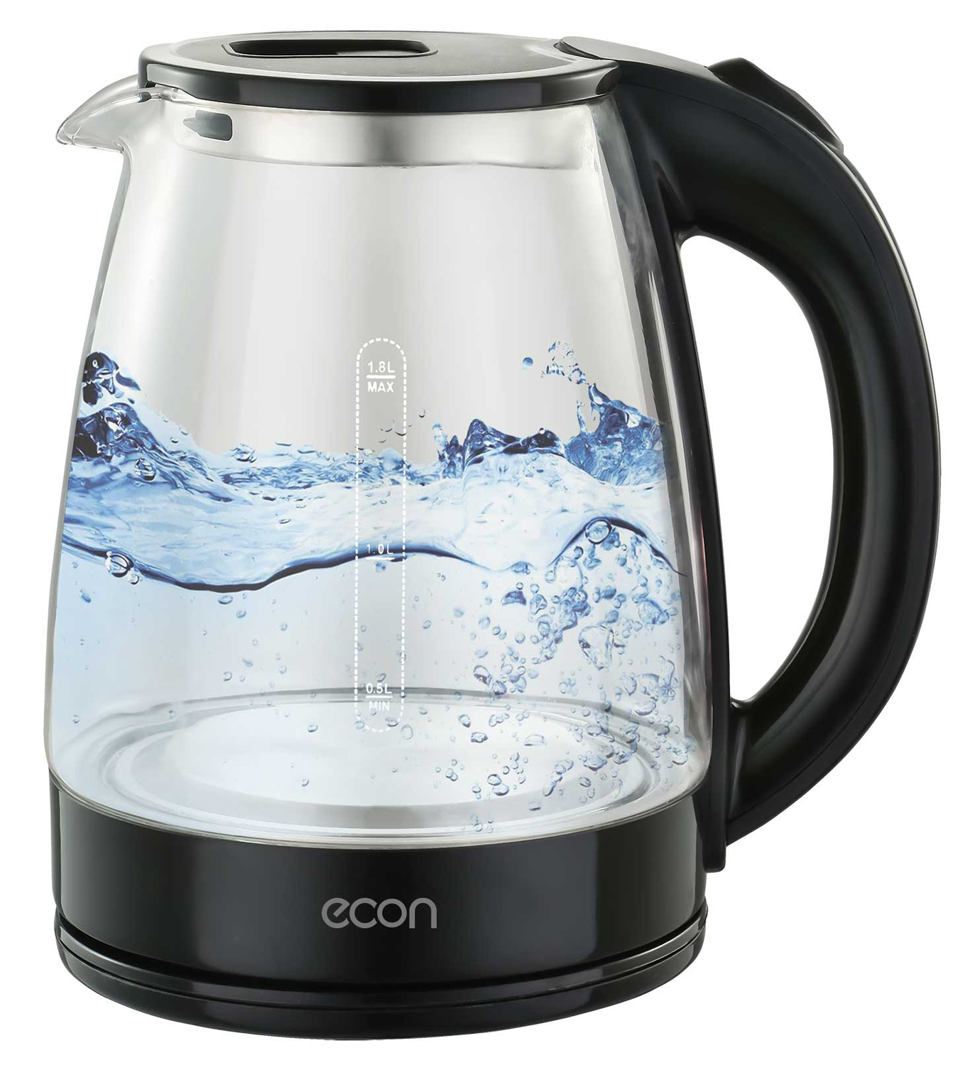 8159674 Электрочайник ECON ECO-1845KE черный STDN-0126990 - Вид №5