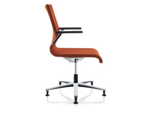 Ткань поворотный операционный офисный стул с подлокотниками