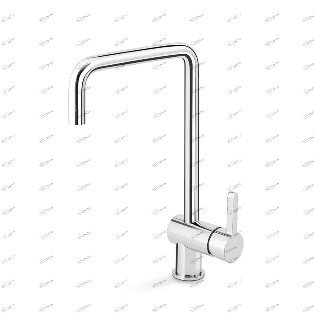 Смеситель для мойки, однорычажный, с прямоугольным изливом ERGO NEWFORM Италия 65920