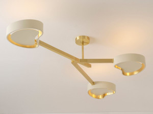 Металлический потолочный светильник