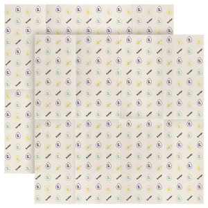 SMID82 Набор из 2 многоразовых оберток droplet пчелиный воск, большой Smidge