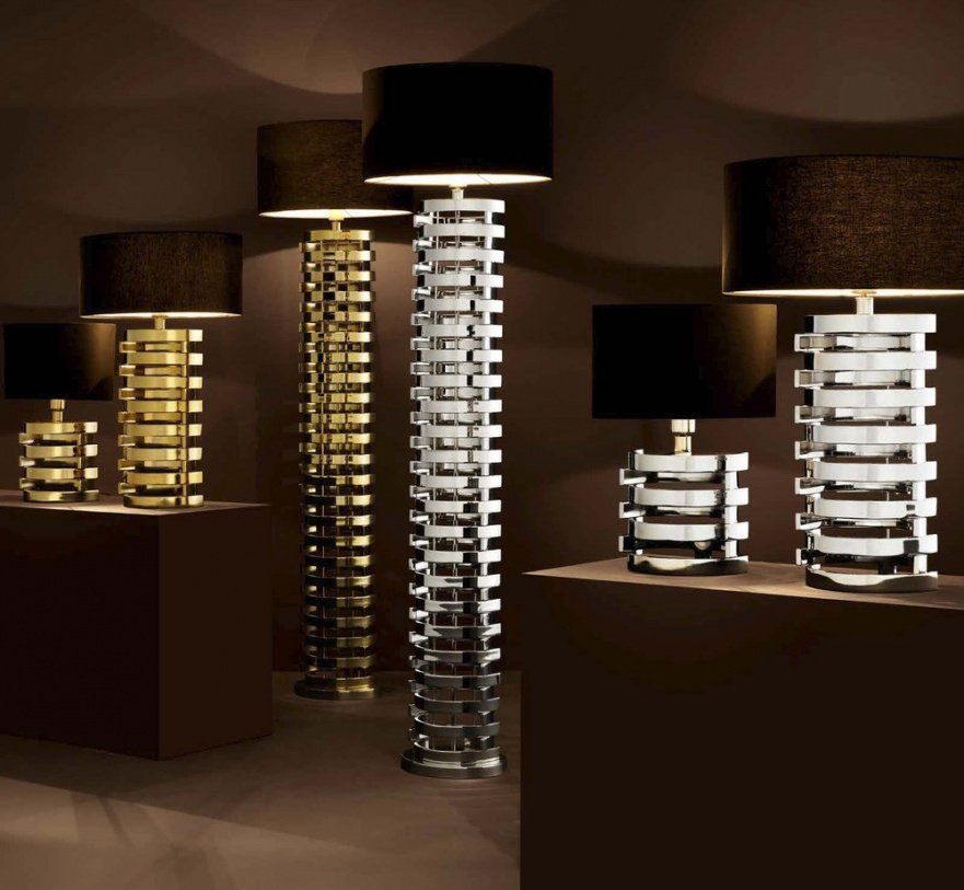 Настольная лампа Boxter S от Eichholtz Латунь 109810 EICHHOLTZ ИНТЕРЬЕРНЫЕ 061805 Золото;черный  - Вид №2