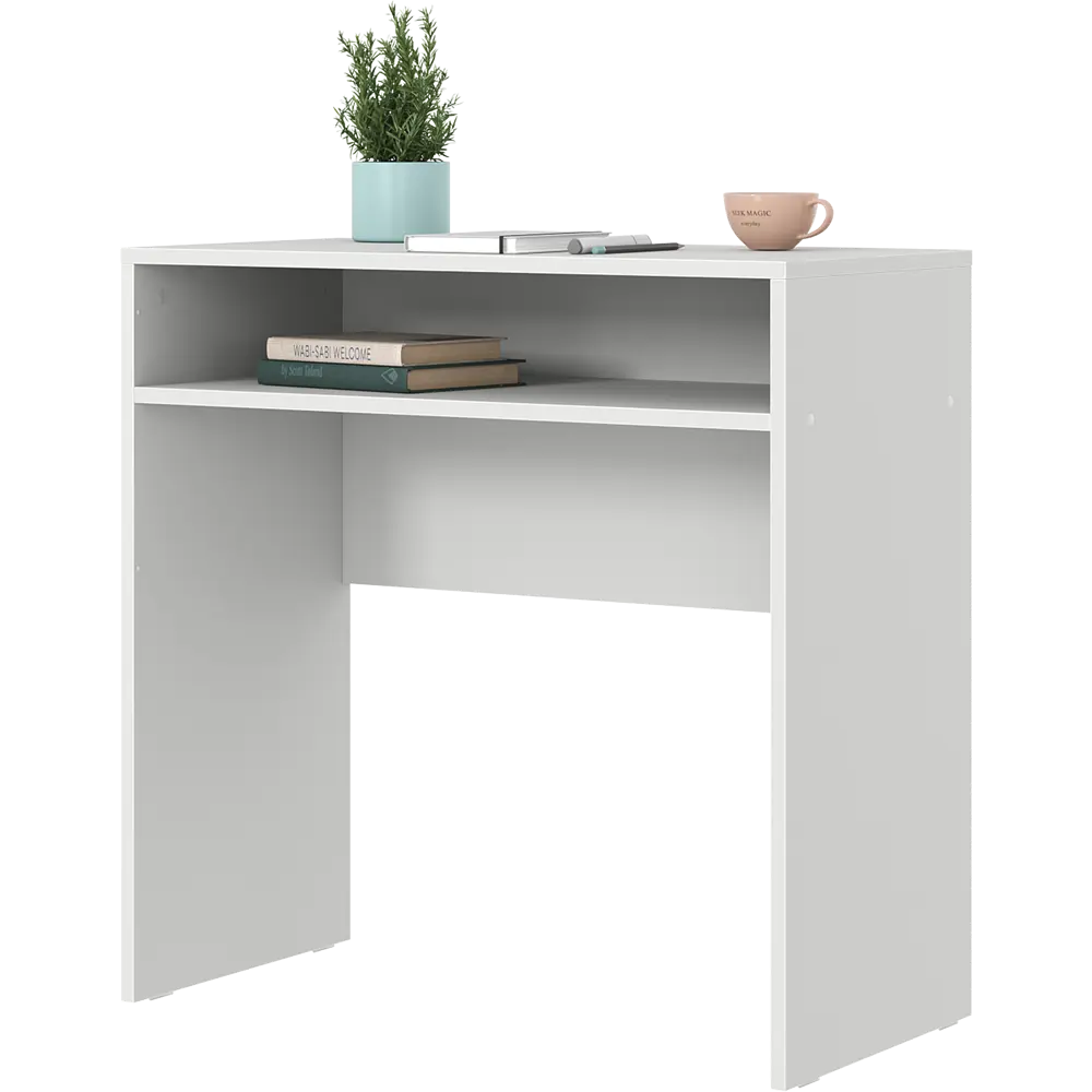 ШВЕДСКИЙ СТАНДАРТ - Белый письменный стол для современного интерьера 89428014 STLM-1577171 - Вид №4