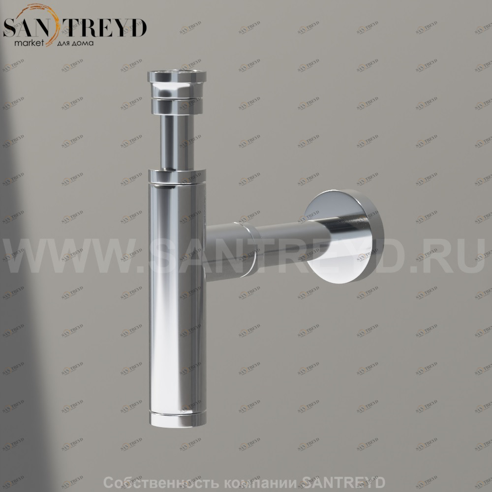 RICAMBI Сифон для раковин хромированный SIFLX Santreyd 