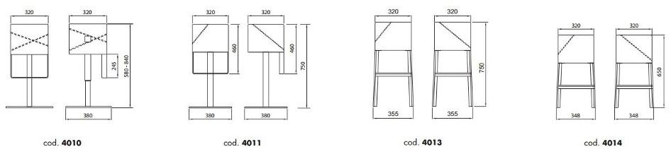 ALMA DESIGN Стул с обивкой Cube sun-id-1348215 - Вид №4