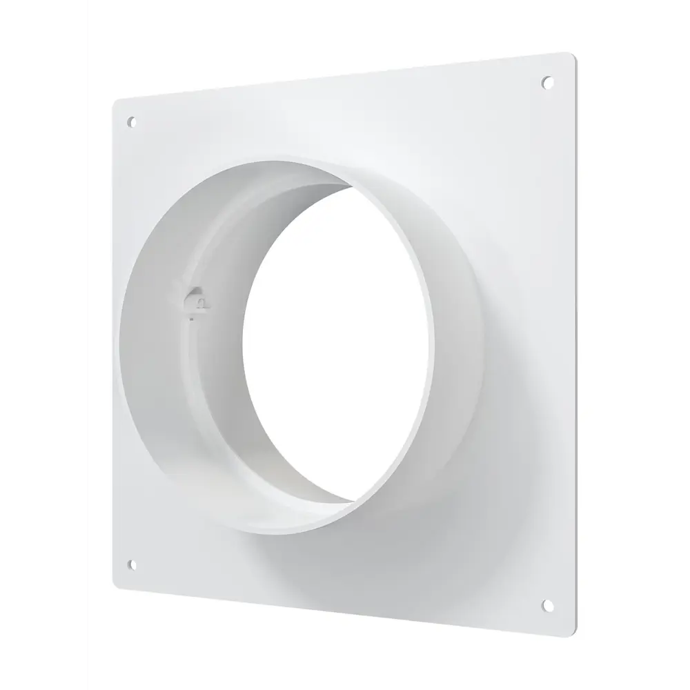 Пластина настенная с соединителем для круглых воздуховодов Fonet D100 мм пластик STLM-2014804