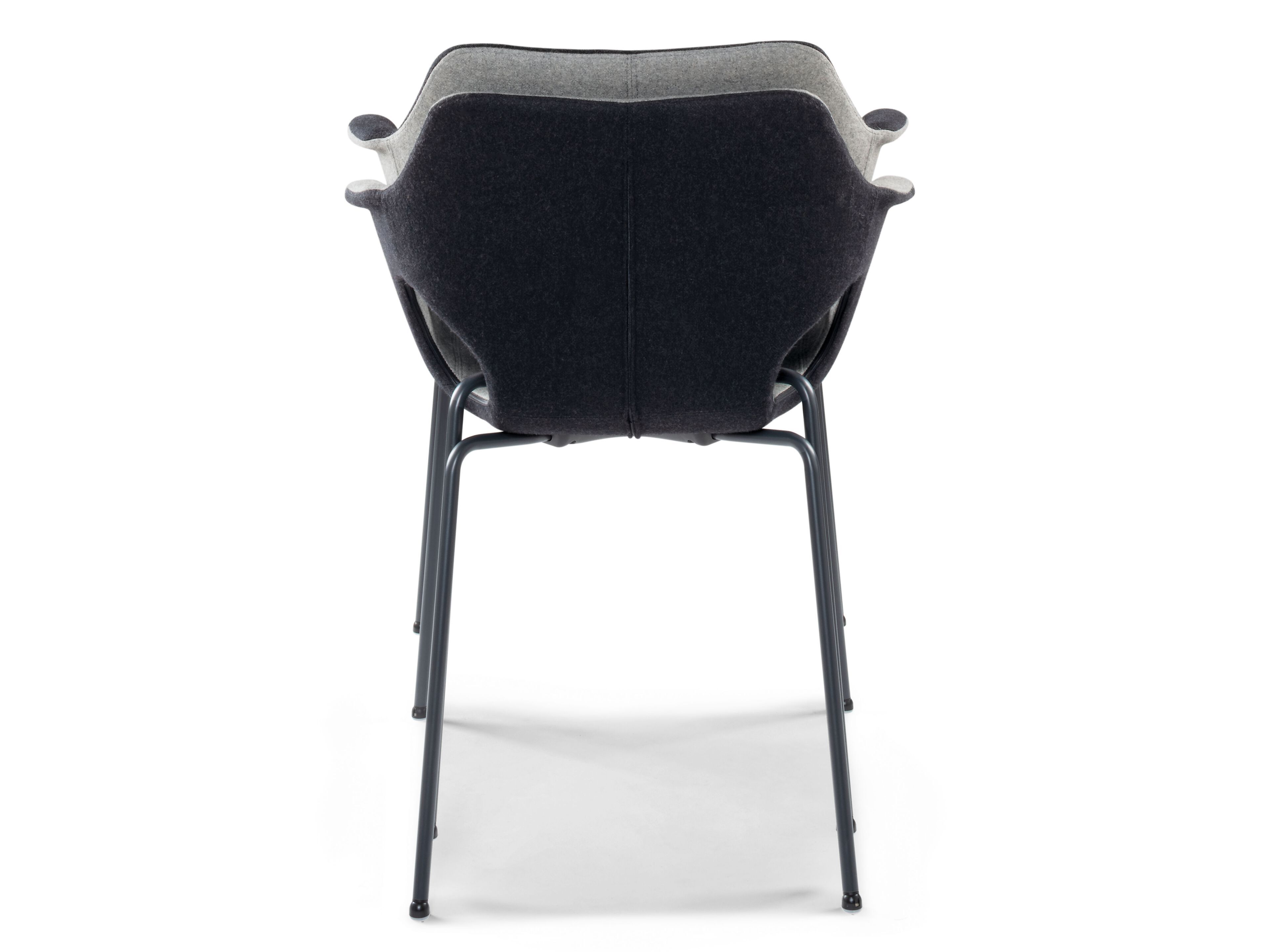 Пластиковый штабелируемый стул с подлокотниками Riccardo Rivoli OLÀ ARCH-00135560 - Вид №9