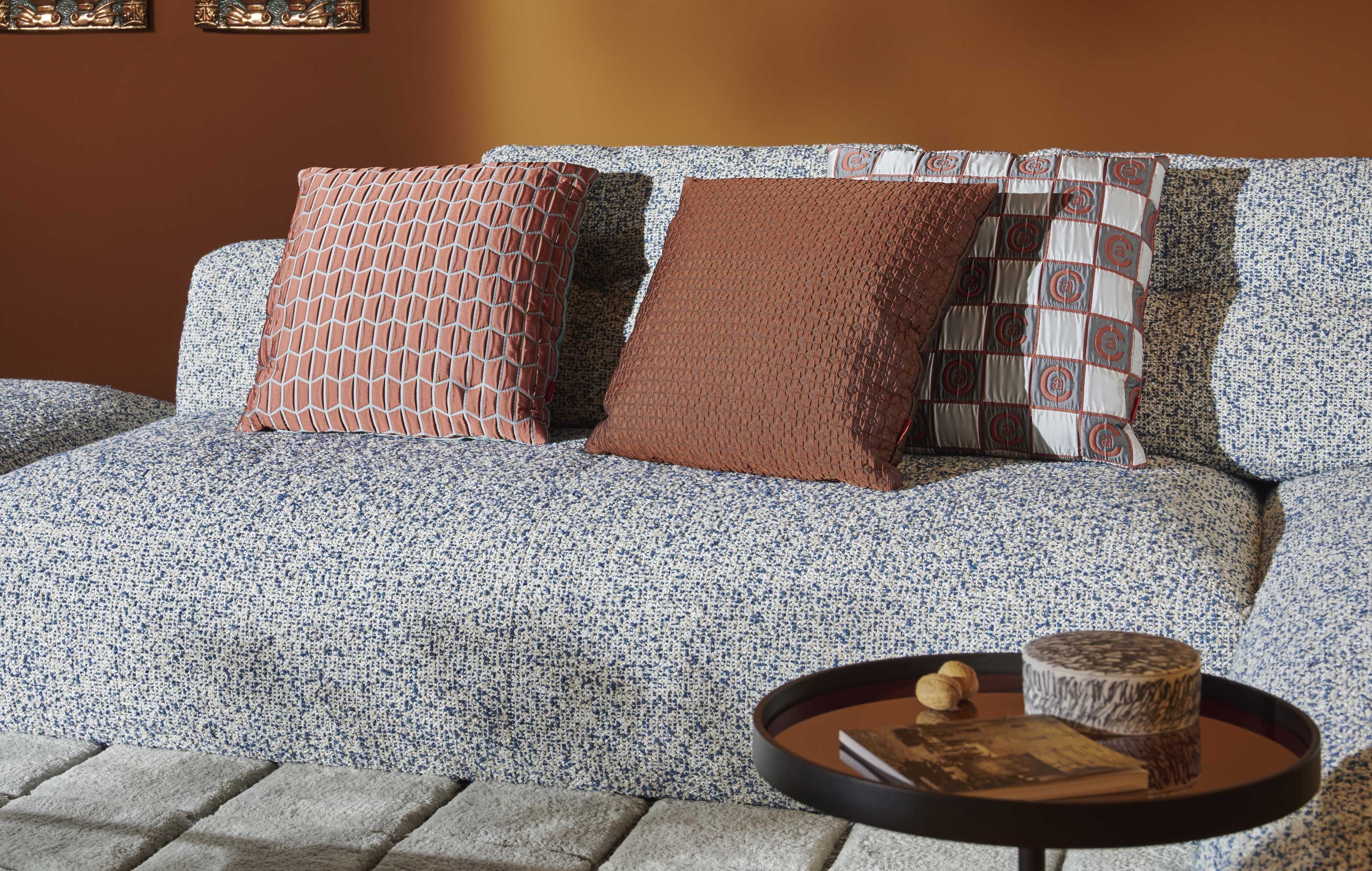 Квадратная подушка из ткани с рисунком CASSINA рамка ARCH-00084046 - Вид №5