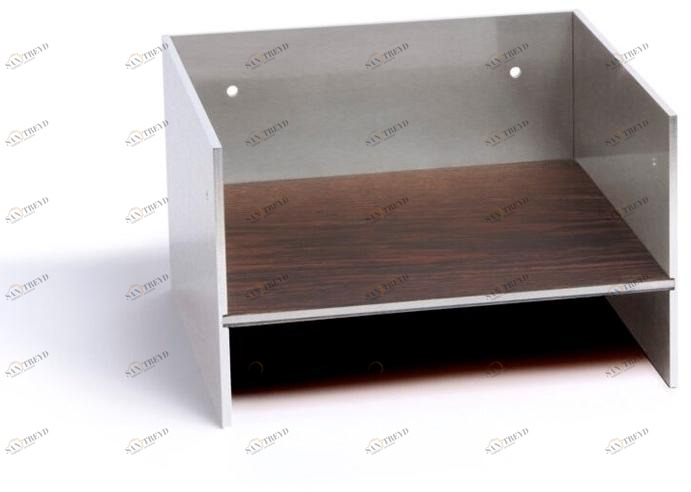 Atelier Belge Полка из алюминия и дерева Totem sun-id-1446963