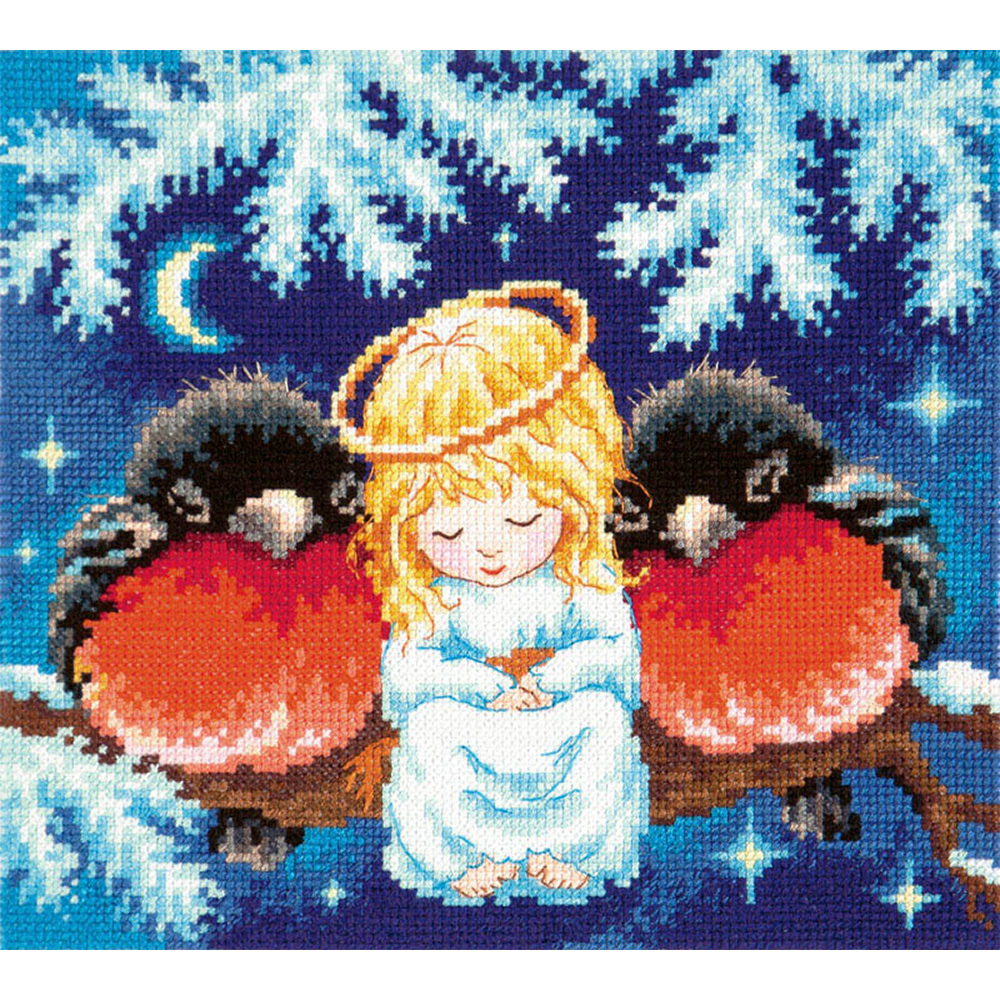 035-25 Душевная теплота Набор для вышивания Чудесная Игла 21 х 18 см Чудесная игла 