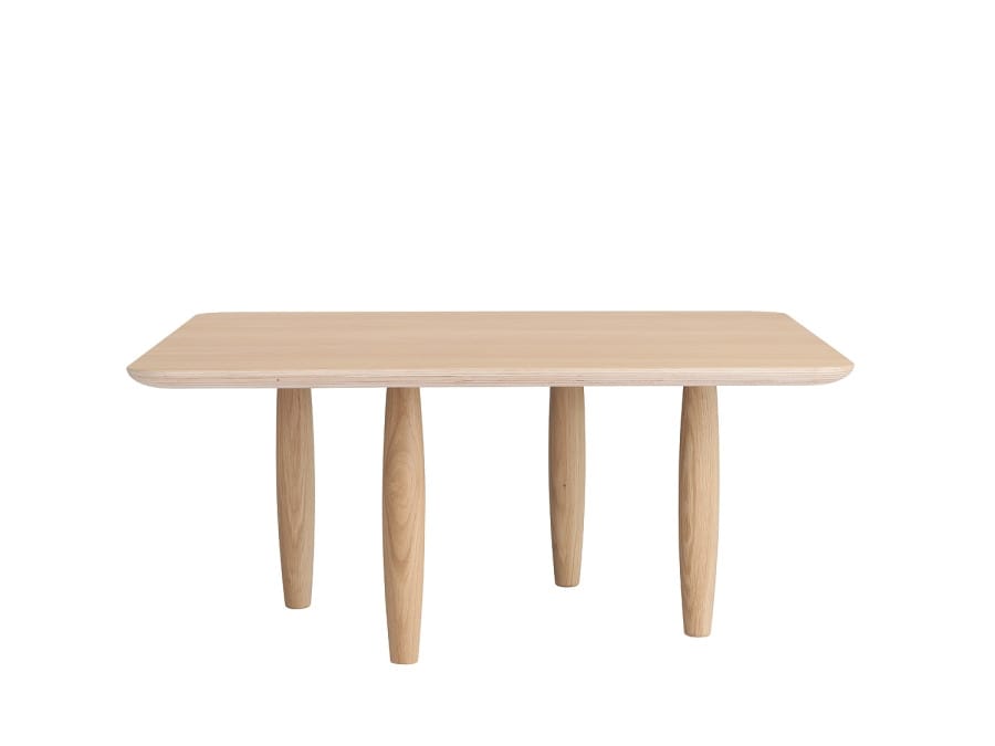 Квадратный низкий журнальный столик из дуба NORR11 Oku ARCH-00097876 - Вид №1