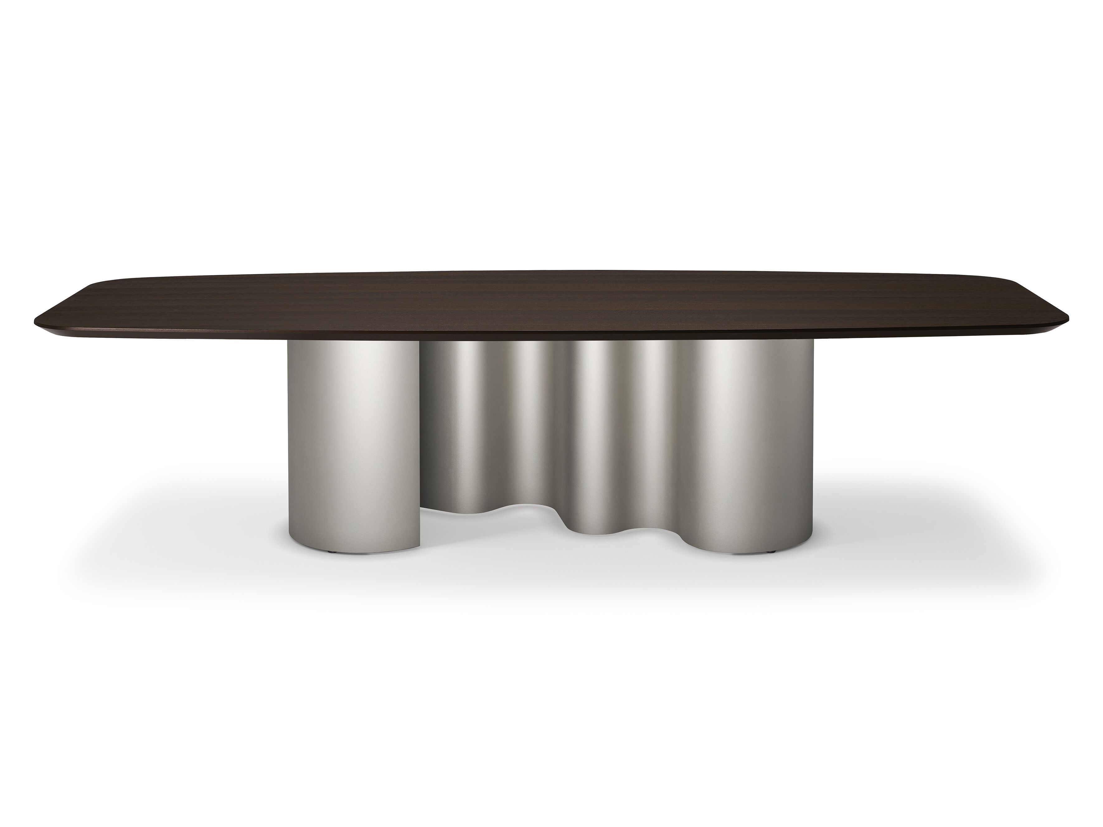 Стальной и деревянный бочковый стол Cattelan italia Papel ARCH-00123717 - Вид №1