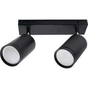 Спот настенно-потолочный поворотный на 2 лампы 17х5х21 см черный ML202 41063 FERON  00-3955733 Черный