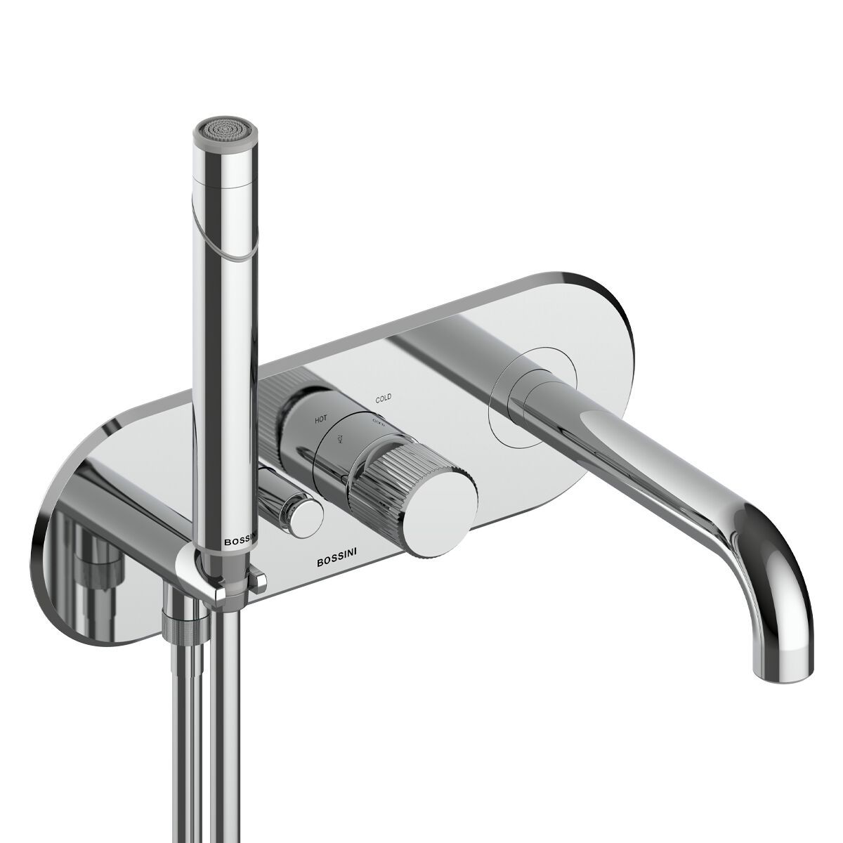 Смеситель для ванны из хромированной латуни Bossini PLY ARCH-00111523 - Вид №2