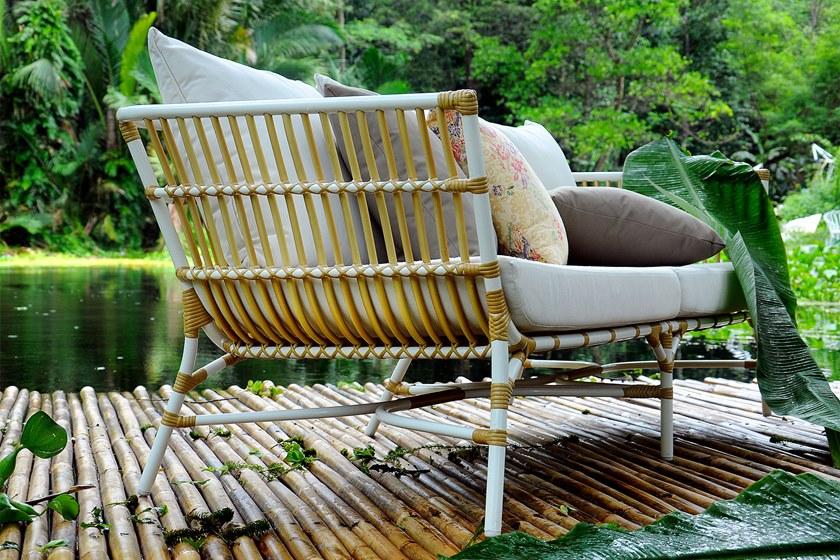 cbdesign 2-местный садовый диван из синтетического волокна Yoko N139n2 - Вид №1