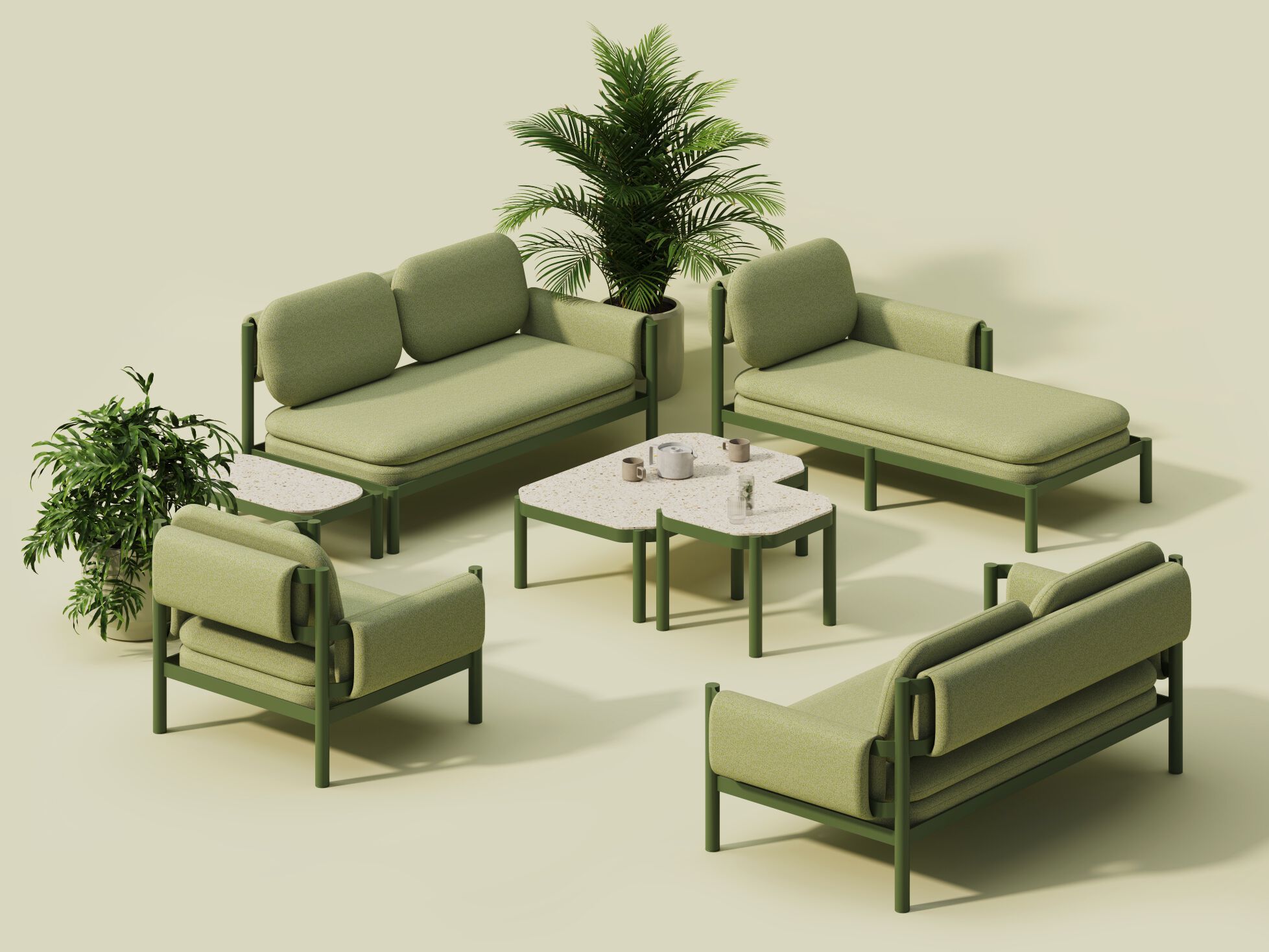 2-местный садовый диван Joyf Tropic ARCH-00110827 - Вид №3