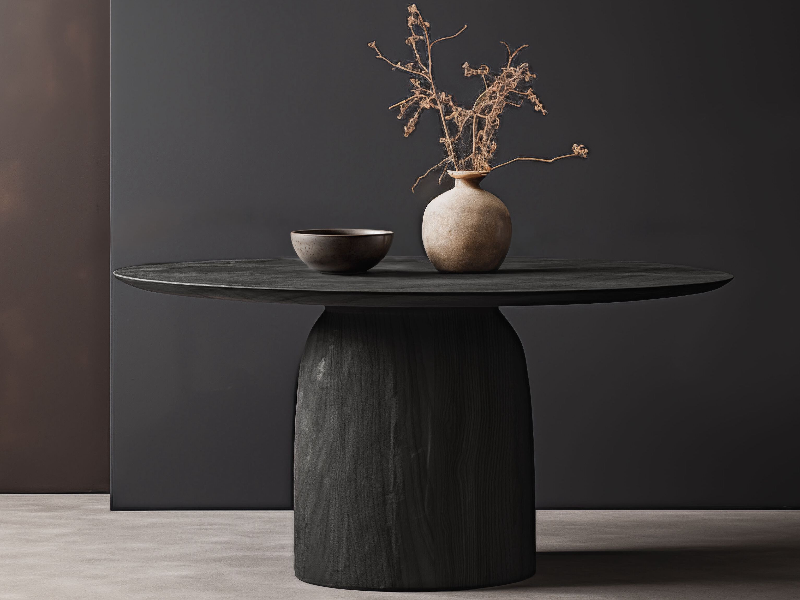 Круглый деревянный журнальный столик Wayne Enterprises Home Collection WE-164 ARCH-00081933 - Вид №1